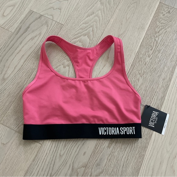 Victoria Secret The Player Racerback Sport Bra - Small - BNWT - Picture 1 of 8